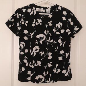 Villager Petite Floral Blouse - Size 10P